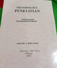 Image of METODOLOGI PENELITIAN
