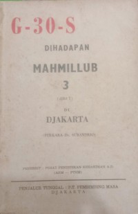 Image of G-30-S Dihadapan Mahmillub Dalam Perkara