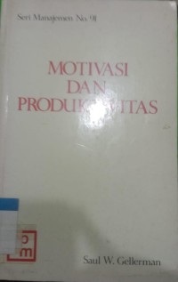 Image of Motivasi Dan Produktivitas