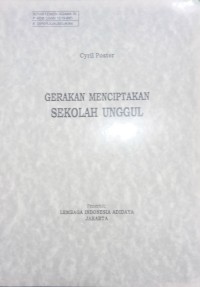 Image of Gerakan Menciptakan Sekolah Unggul