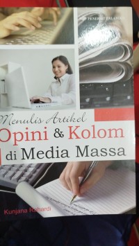 Image of Menulis Artikel Opini & Kolom di Media Massa