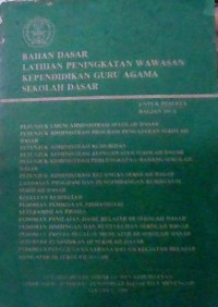 Image of Bahan Dasar Latihan Peningkatan Wawasan Kependidikan Giri Agama Sekolah Dasar