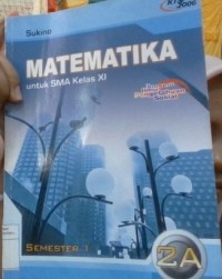 Image of MATEMATIKA untuk SMA Kelas XI